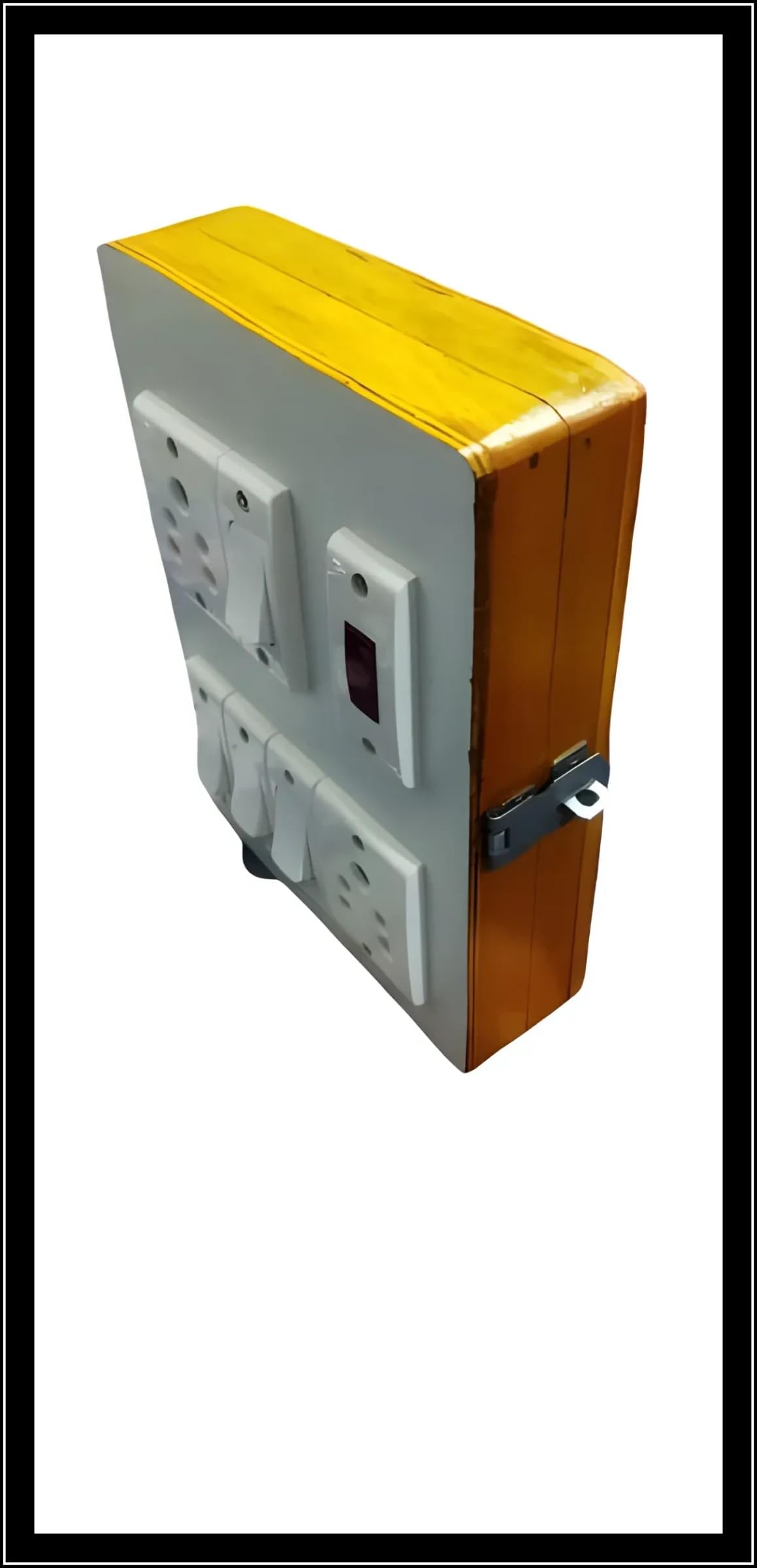 Modular Wooden Electrical Switch Board with Copper Wiring, Heavy Duty 4 Switch 2 Socket 1 Indicator, for Home Office and Shop-image-23