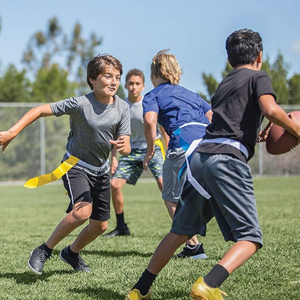 gofidin Flag Football Set Football Match Training Adjustable Belt Rugby Flag Tag Waist Strap Outdoor Tools