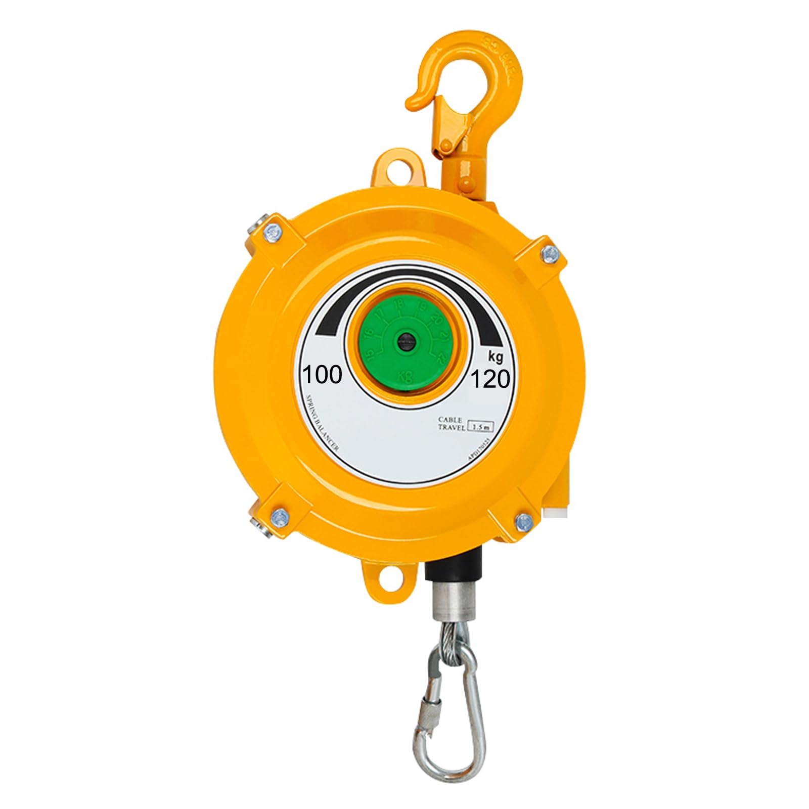 HYQOUKLR Telescopic Spring Balancer, Spring Balancer Multiple Weight Capacities Retractable Self-Locking(100-120kg)