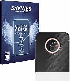 Savvies 18-Pack Screen Protection Film compatible with Gigaset GX4 (ONLY Camera) Screen Protector Ultra Clear [Scratch Proof, Anti Fingerprint]