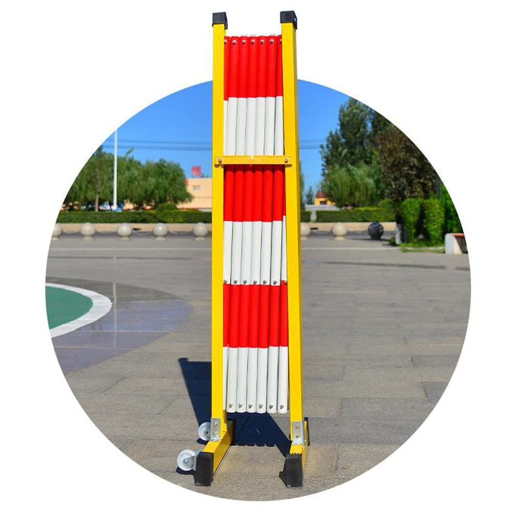 Recinzione Pieghevole Per Sicurezza Stradale - Barriera Gialla Catarifrangente, Espandibile Fino A 250 Cm - Foto 11