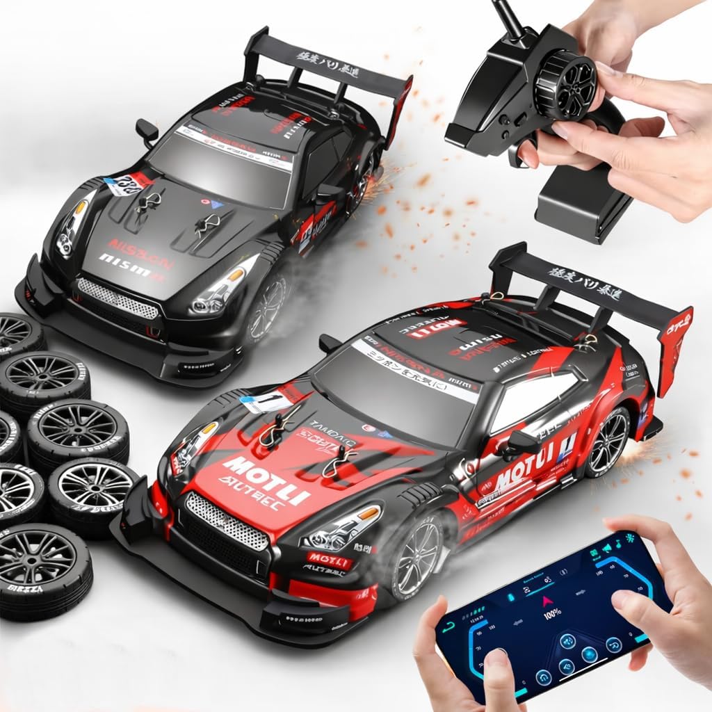 SUPER TOY 1:24 RC Drift Car High Speed Racing Remote Control Car 25KMH for Boys 4x4 Wheel Drive Rechargeable Extra Drifting Tires Birthday Gift-image-30