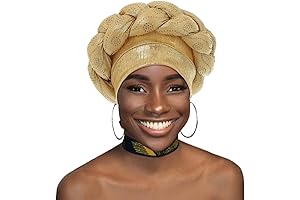 Woeoe African Wedding Guest Dresses for Women: A Regal Turban Collection