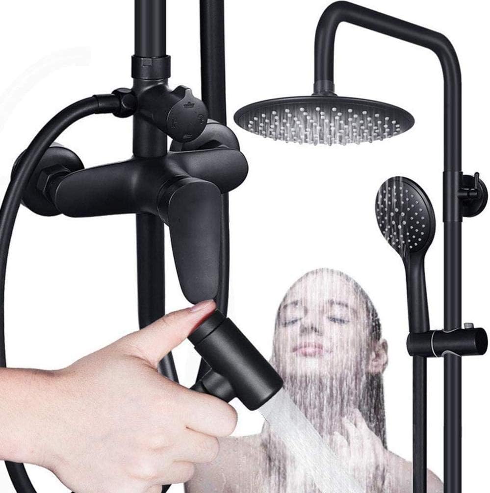 Bath Kits Black Shower Set Shower Set Shower Spray Gun Shower Head Shower Four-Speed Boost Durable