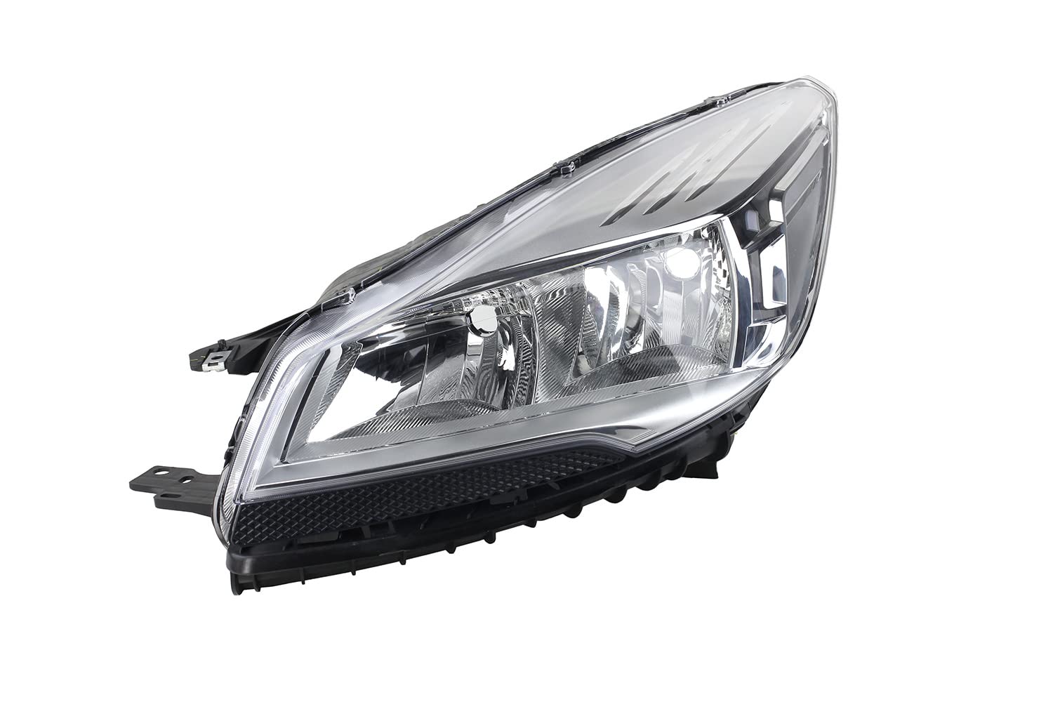 Johns, Faro alogeno anteriore adatto per Ford Kuga 12 05/2012-12/2016 H7 H15 sinistro + fendinebbia + lampadina