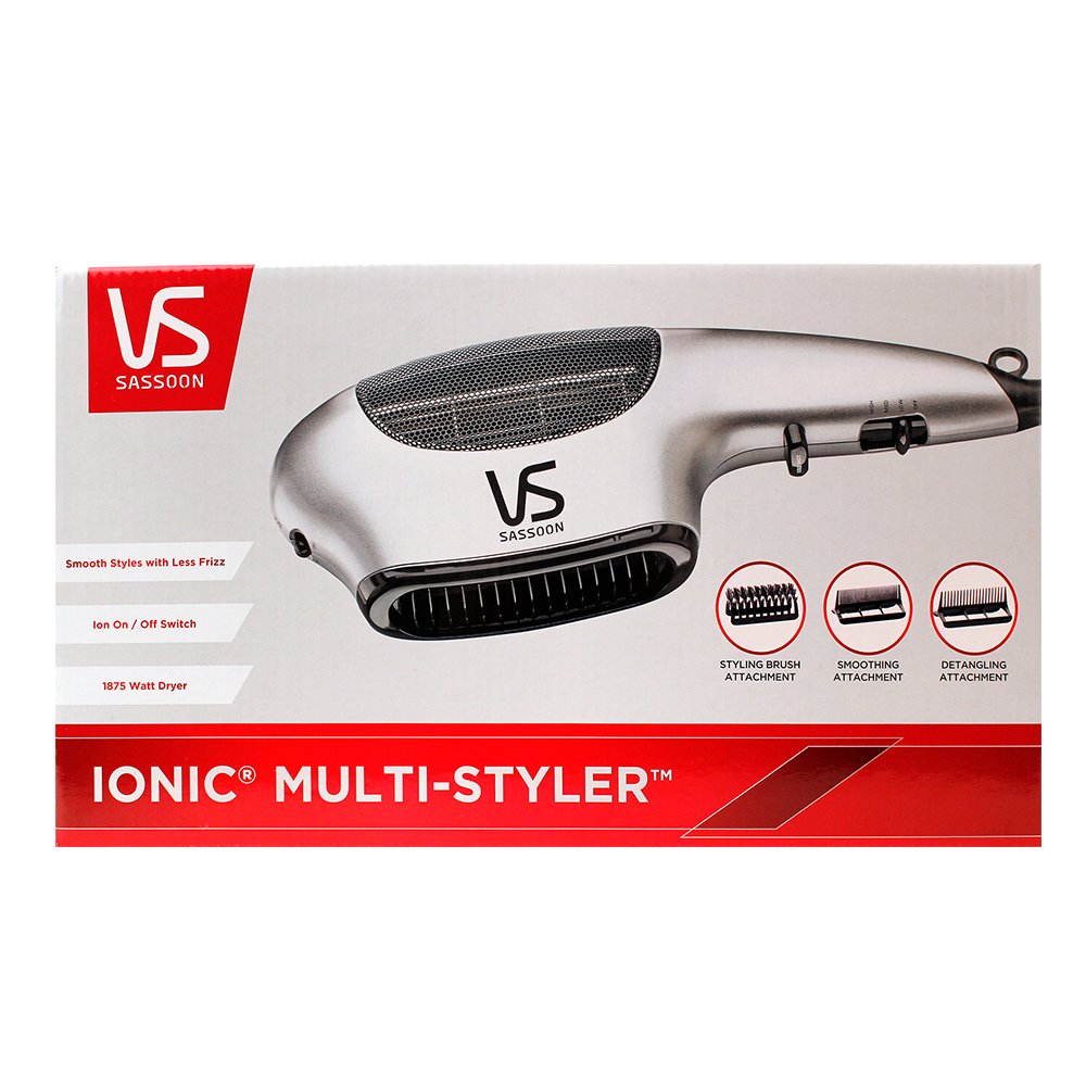 Secador y cepillo profesional de ión anti-estática Vidal Sassoon vs783 de  1875-watt : Belleza y Cuidado Personal - Amazon.com