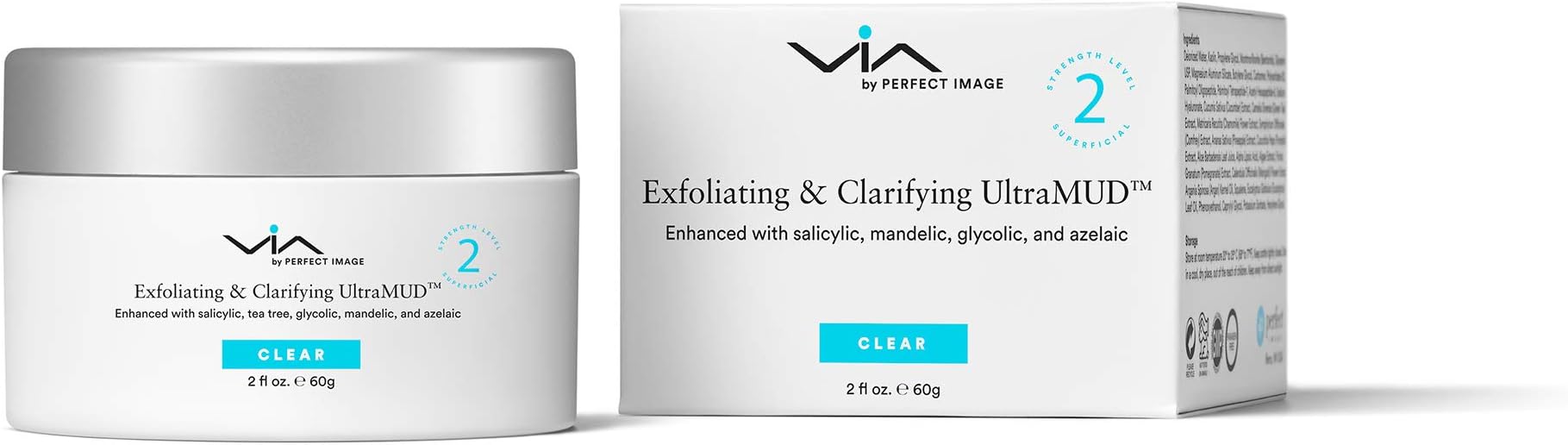 Exfoliating & Clarifying UltraMUD - Enhanced with salicylic, tea tree, glycolic, mandelic, and azelaic