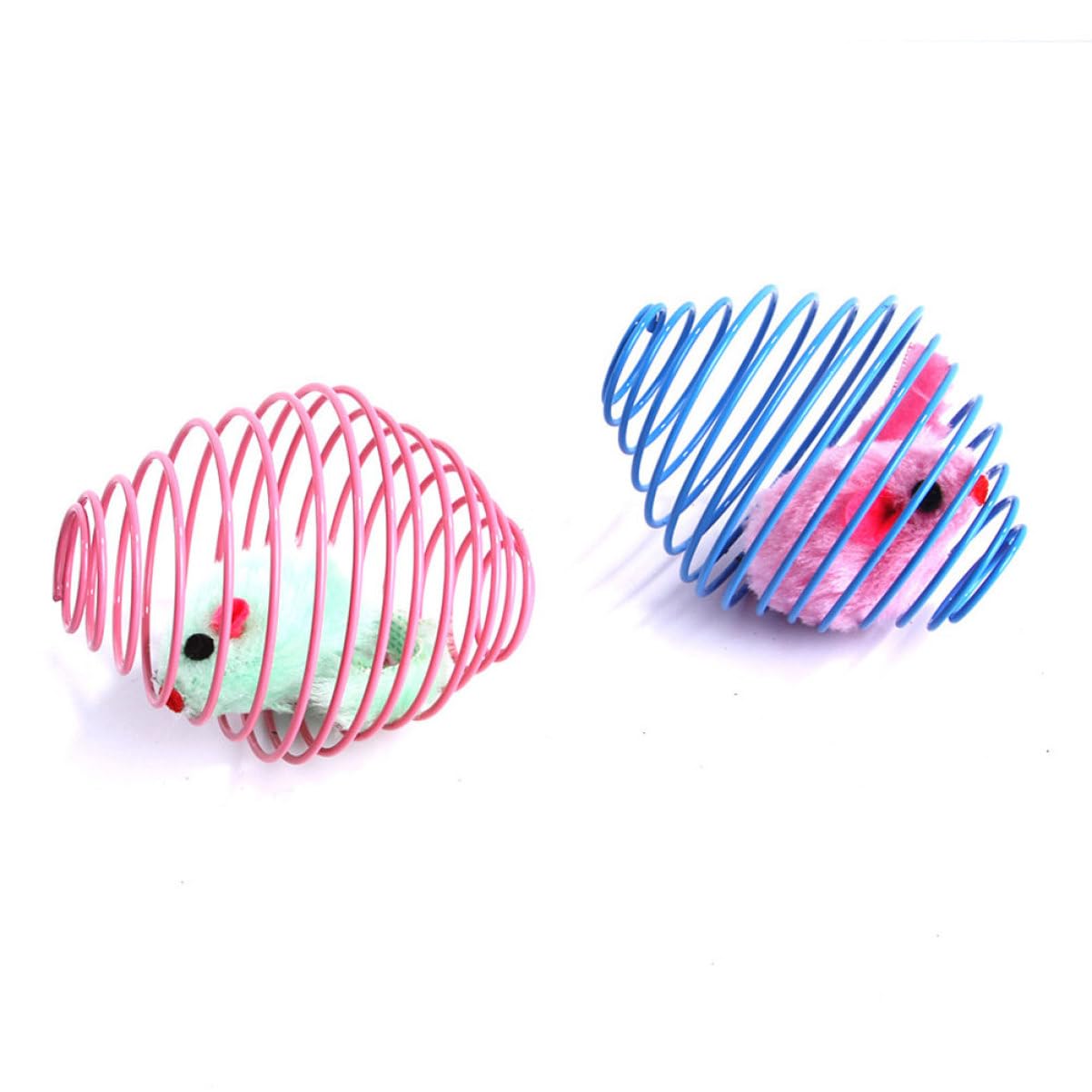 POPETPOP 15pièces Jouets Interactifs pour Chats De Souris Colorées Stimule Exercice Et Réduit Ennui des Félins Accessoire pour Chats Intérieur Fabriqué Matériau Résistant Et Durable