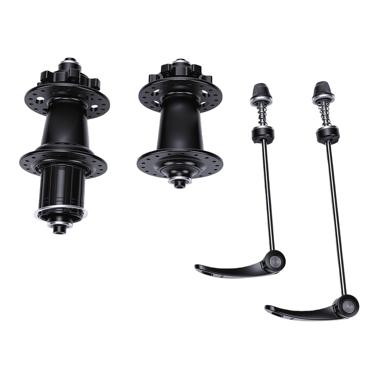 Keenso Piasta Rowerowa Piasta do Roweru Górskiego ze Stopu Aluminium 32H 6 Zapadek 54T 120 kliknięć z Hamulcem Tarczowym z Szybkozamykaczami dla Rowerzystów HG od 8 do 12 Prędkości