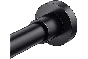 BRIOFOX: The Epitome of Modern Matte Black Shower Rods