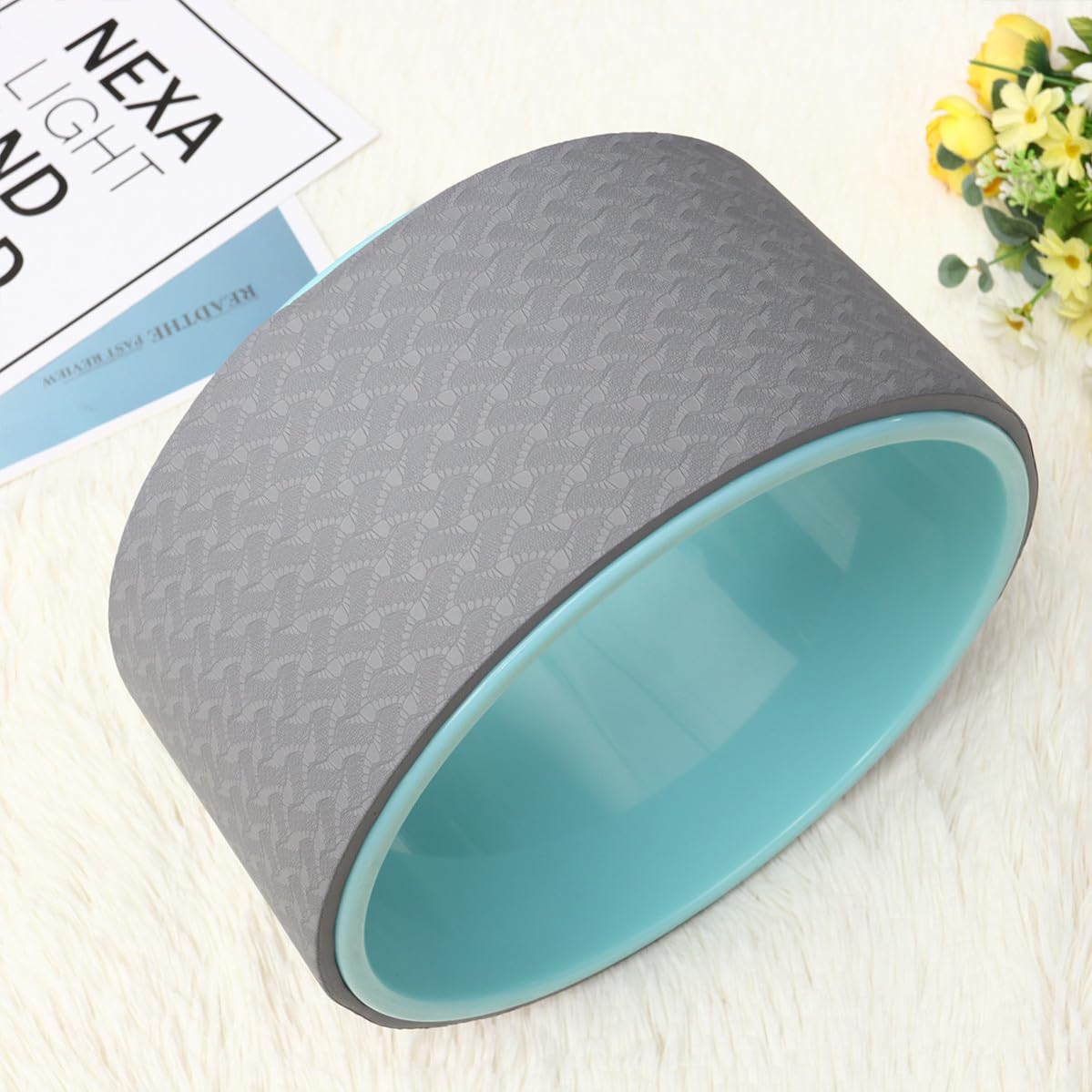 Rueda de Yoga Antideslizante de 10,5 Pulgadas para Flexiones