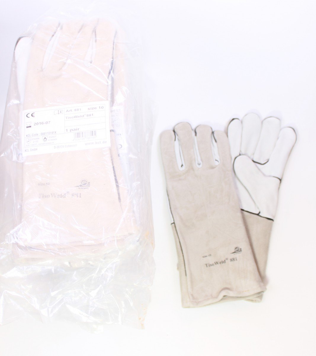 KCL Hitzeschutzhandschuhe TisoWeld 881 HONEYWELL Gr. 8 Handschuhe Schweißen, Menge:60 Paar