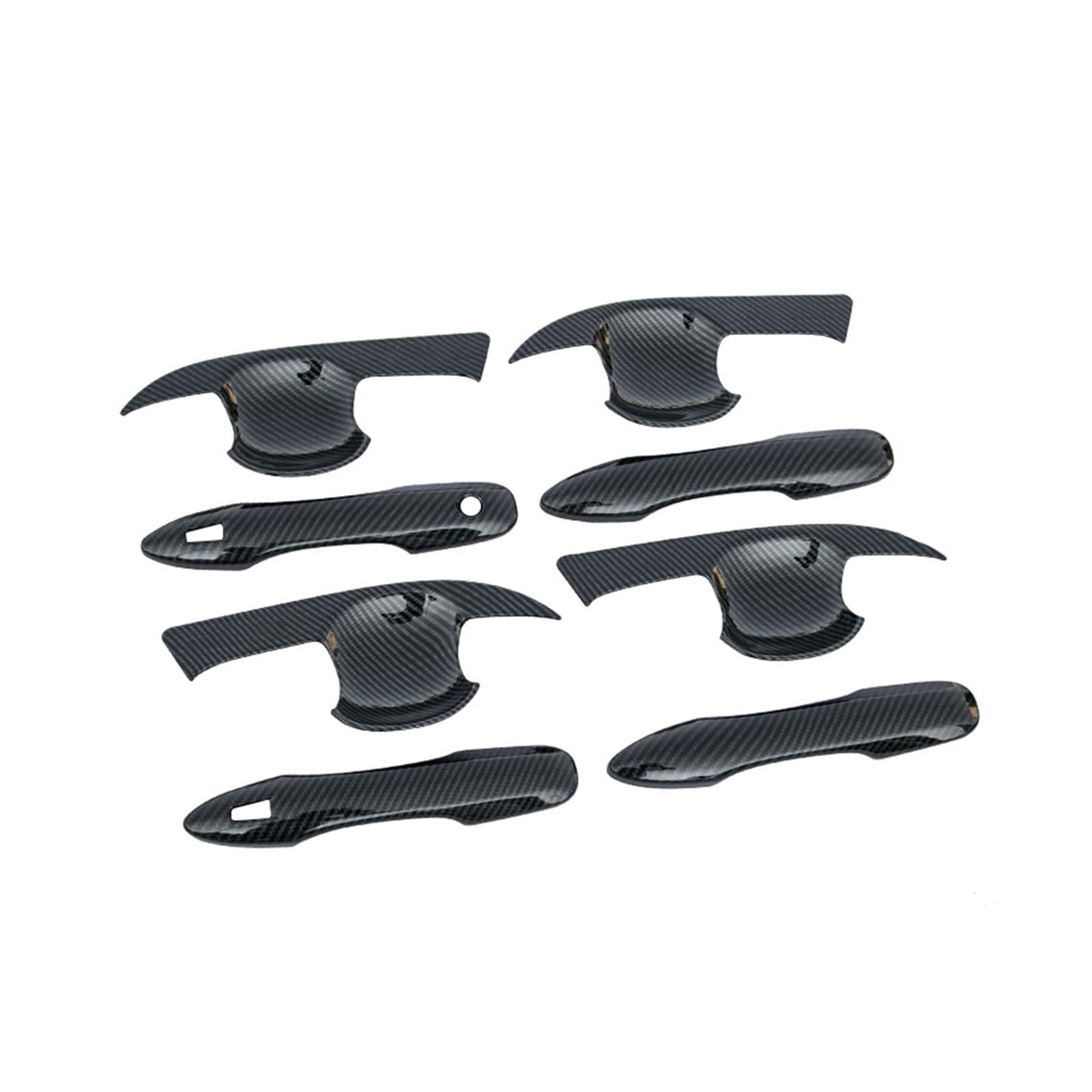 Drezzo Car Exterior Door Handle for Toyota for Corolla E210 2019-2023 ABS Car External Outer Door Handle Bowl Catch Cover Trims Stickers(6)