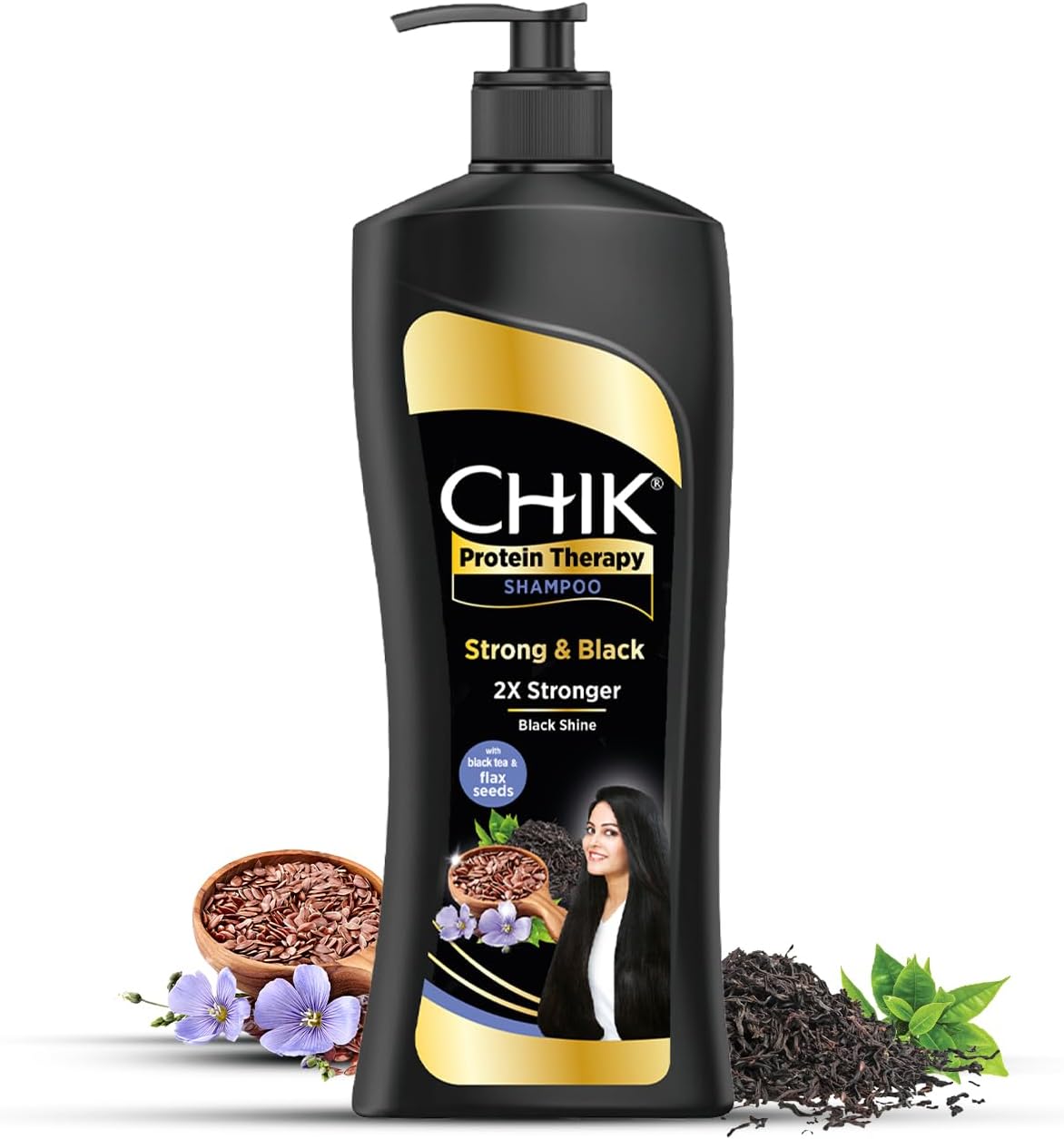 CHIK Thick & Glossy Black Shampoo 340Ml Multi