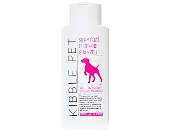 Kibble Pet Silky Coat Grooming Shampoo, Warm Vanilla and Amber (13.5 Ounces)