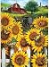 Diamond Paintings WisLotife Full Drill Round Rhinestone Crystal Embroidery Pictures for Home Wall Decoration Sunflowers 12"x16"