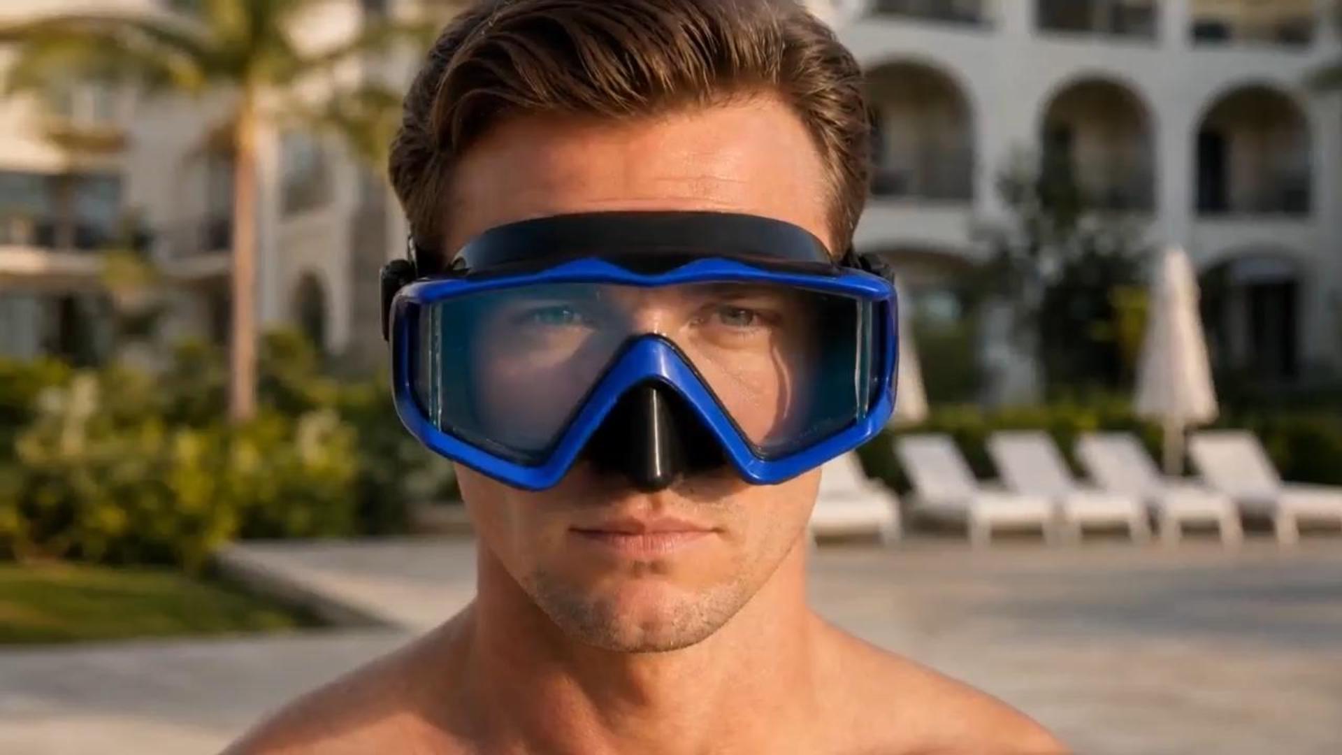 Gafas de natación AQUA A DIVE SPORTS para niños y jóvenes 3-15 años, con cubre nariz, lente antivaho y protección UV miniatura 7