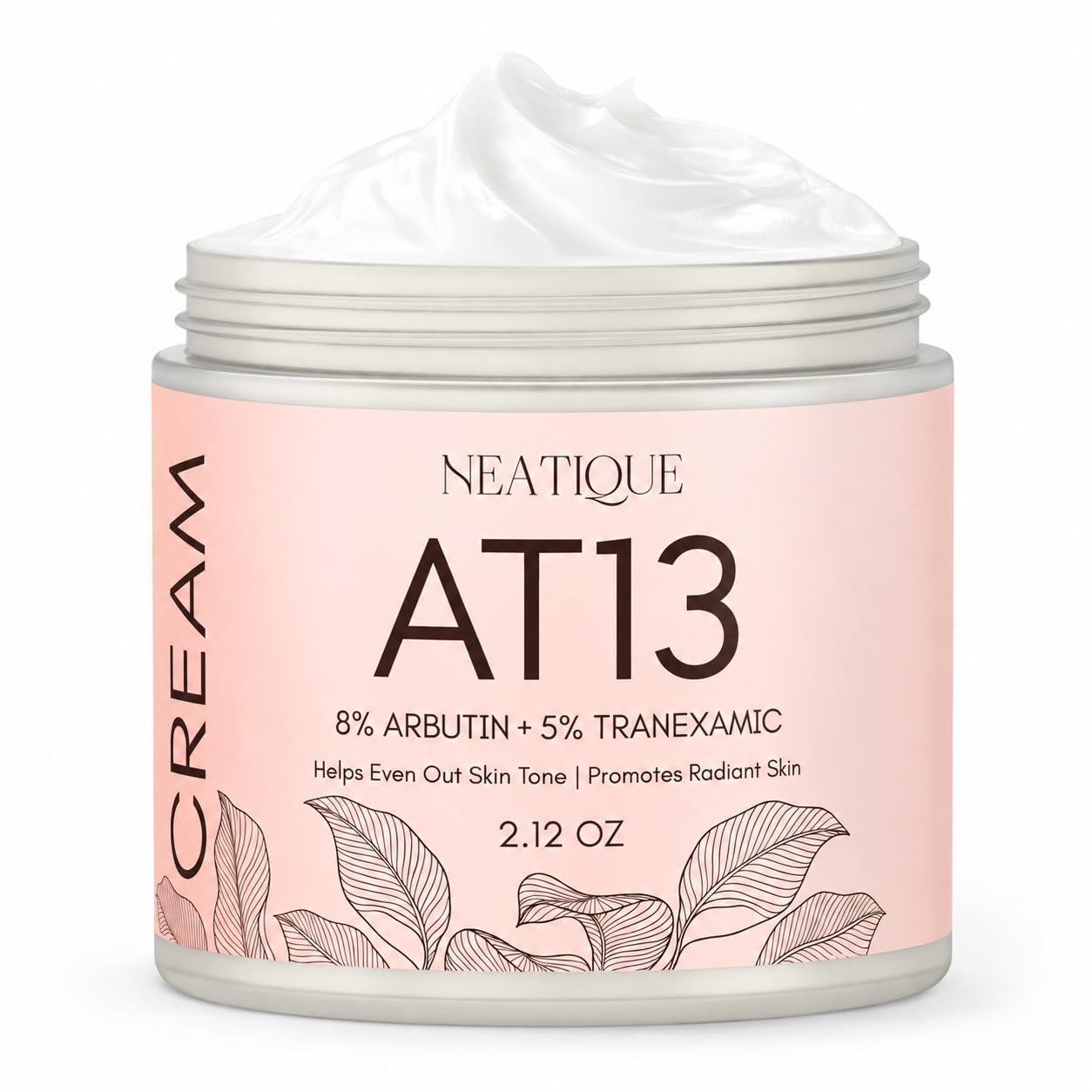 Arbutin 8% + Tranexamic Acid 5% AT13 Even Tone Face Cream, 2.12 oz