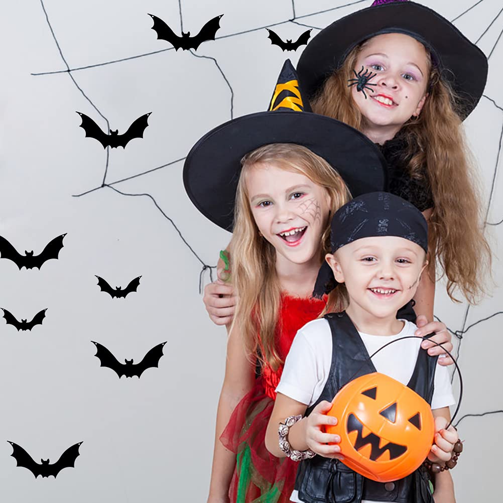 Set 3 Pipistrelli In Acciaio Inossidabile Per Decorazioni Halloween - Da Appendere, Grandi E Piccoli