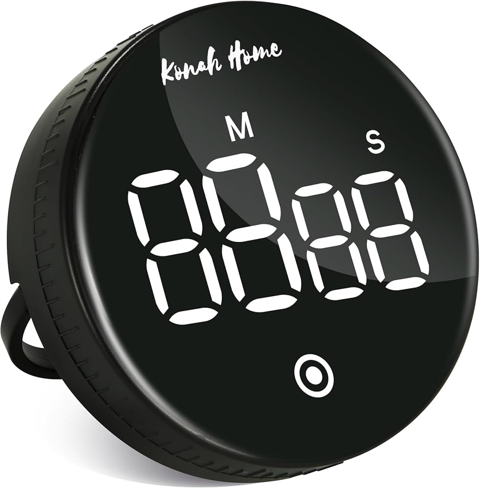 Konah Home Timer, Digital Visual Timer, Large LED Display