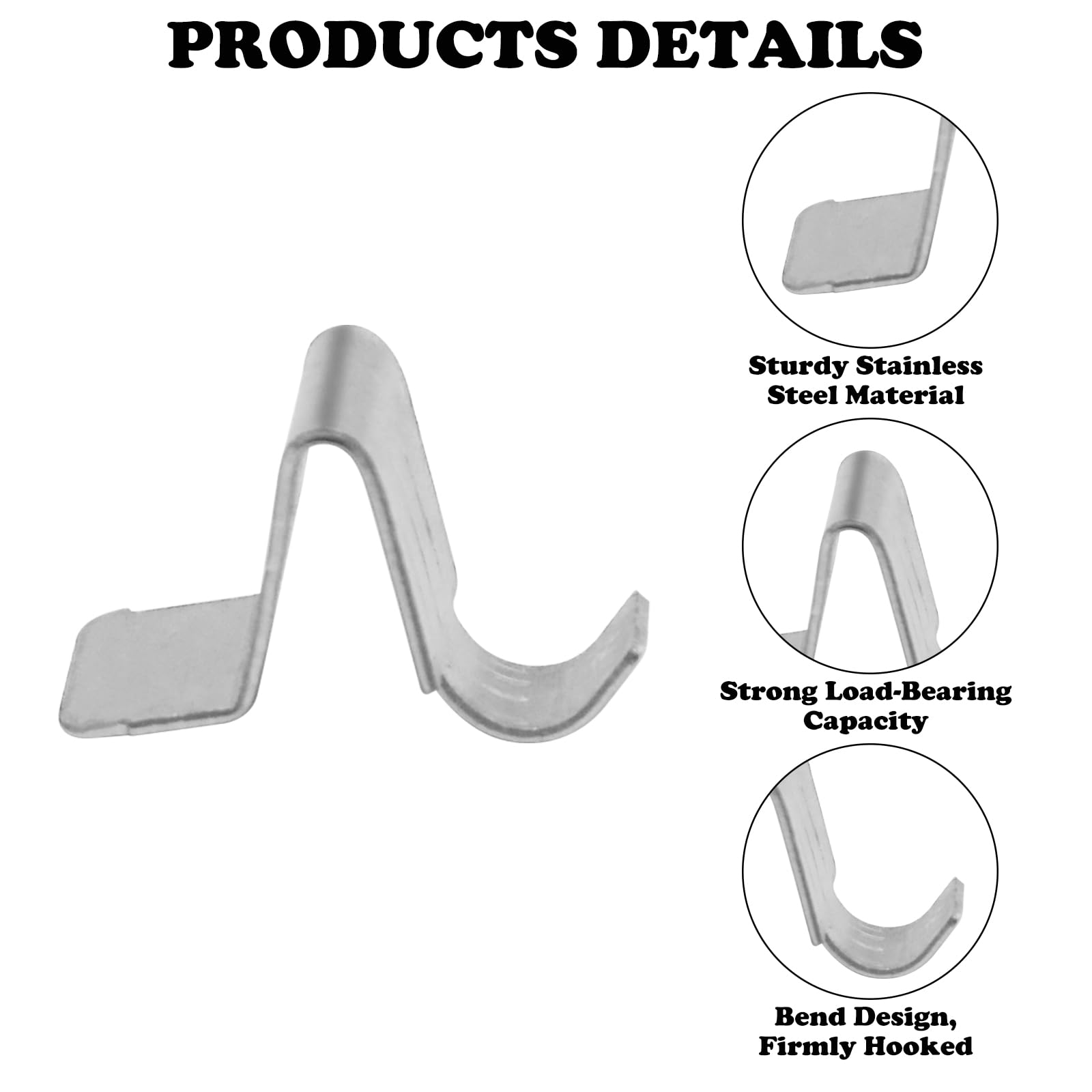 20 Pcs Cabinet Shelf Clips, Heavy Duty Metal Shelf Clips Removable Shelving Holders Shelf Clips Brackets Shelf Support Pegs - Image 2