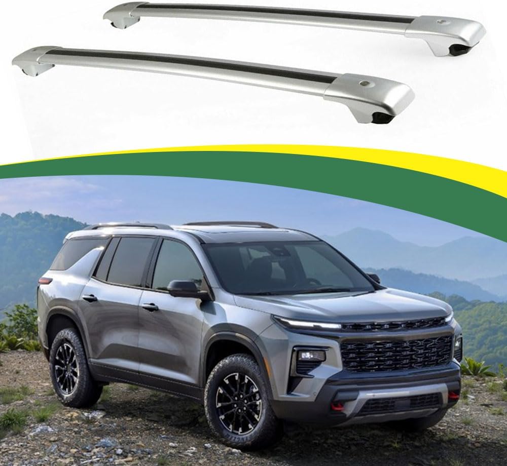 Roof Rack Cross bar Compatible with Chevrolet Traverse 2024 2025 The Cargo Carrier