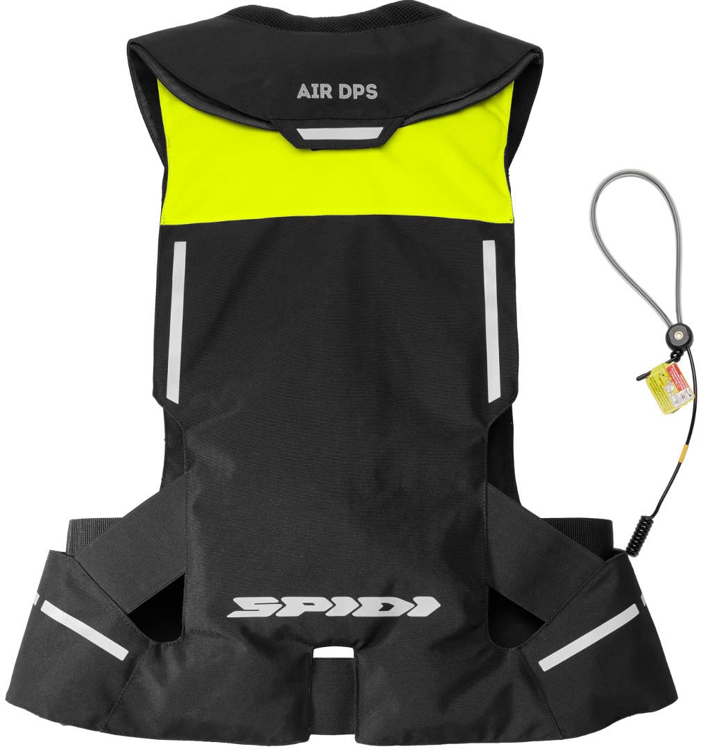 Spidi Air DPS Kamizelka poduszki powietrznej, czarny/żółty, XL