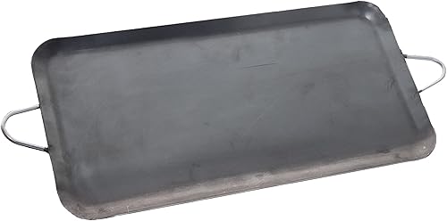 Miniatura 7 de Comal Para Tortillas Grandes Para Estufas para Tortillas y Quesadilla Acero al Carbono Mango de Metal Resistente (8.25x16.5 pulgadas)