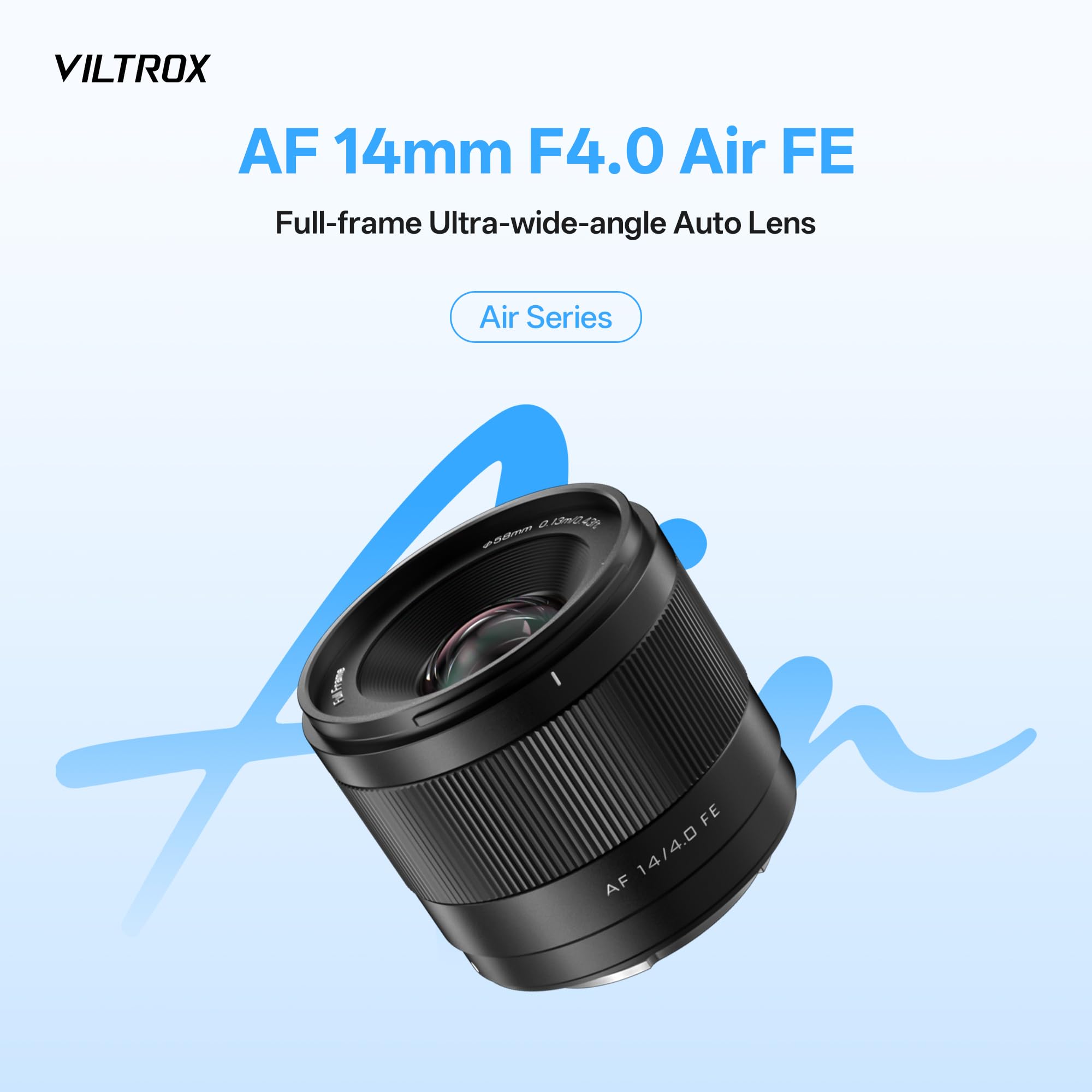 VILTROX AF 14mm F4.0 Air FE Lens for Sony E Mount, 112.6° Ultra-Wide