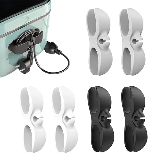 MOODKEY 6 organizadores de cables para electrodomésticos pequeños electrodomésticos de cocina mejorados enrolladores de cables soporte de carga