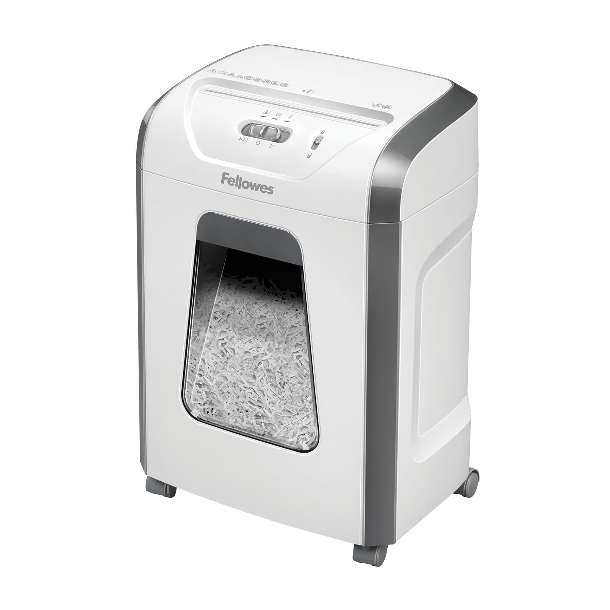 Fellowes FS-15C niszczarka do dokumentów, cięcie krzyżowe, 15 arkuszy, P4, wysuwany kosz 19 l, wysokie bezpieczeństwo do domu i biura, cichy i wydajny, czarny