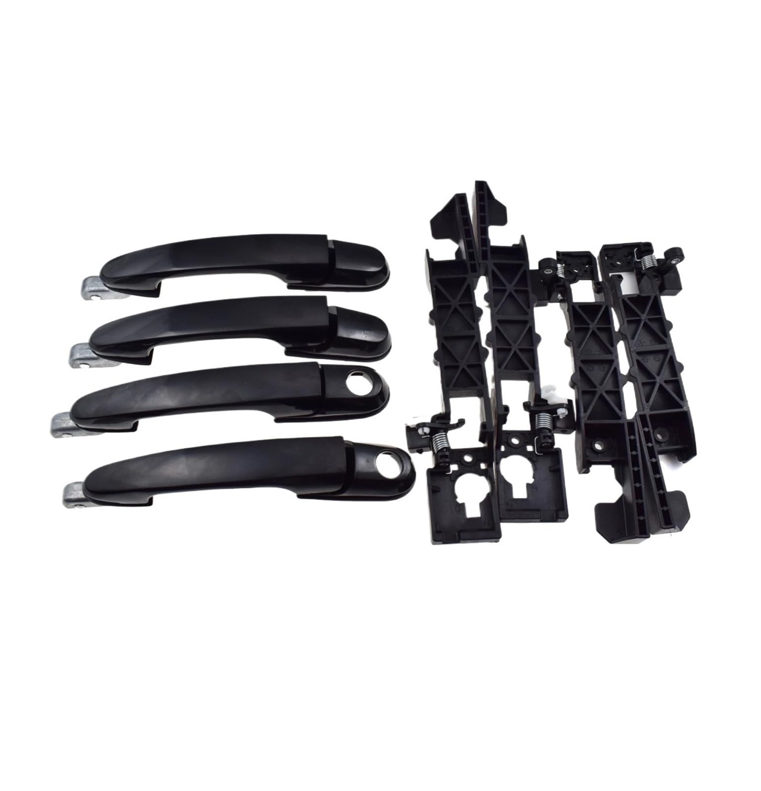 WNBXHSD Car Exterior Car Door Handle for Hyundai for Tucson 2004-2009 Outside Door Handle Frame Bezel Base Front Rear Left Driver Right Passenger