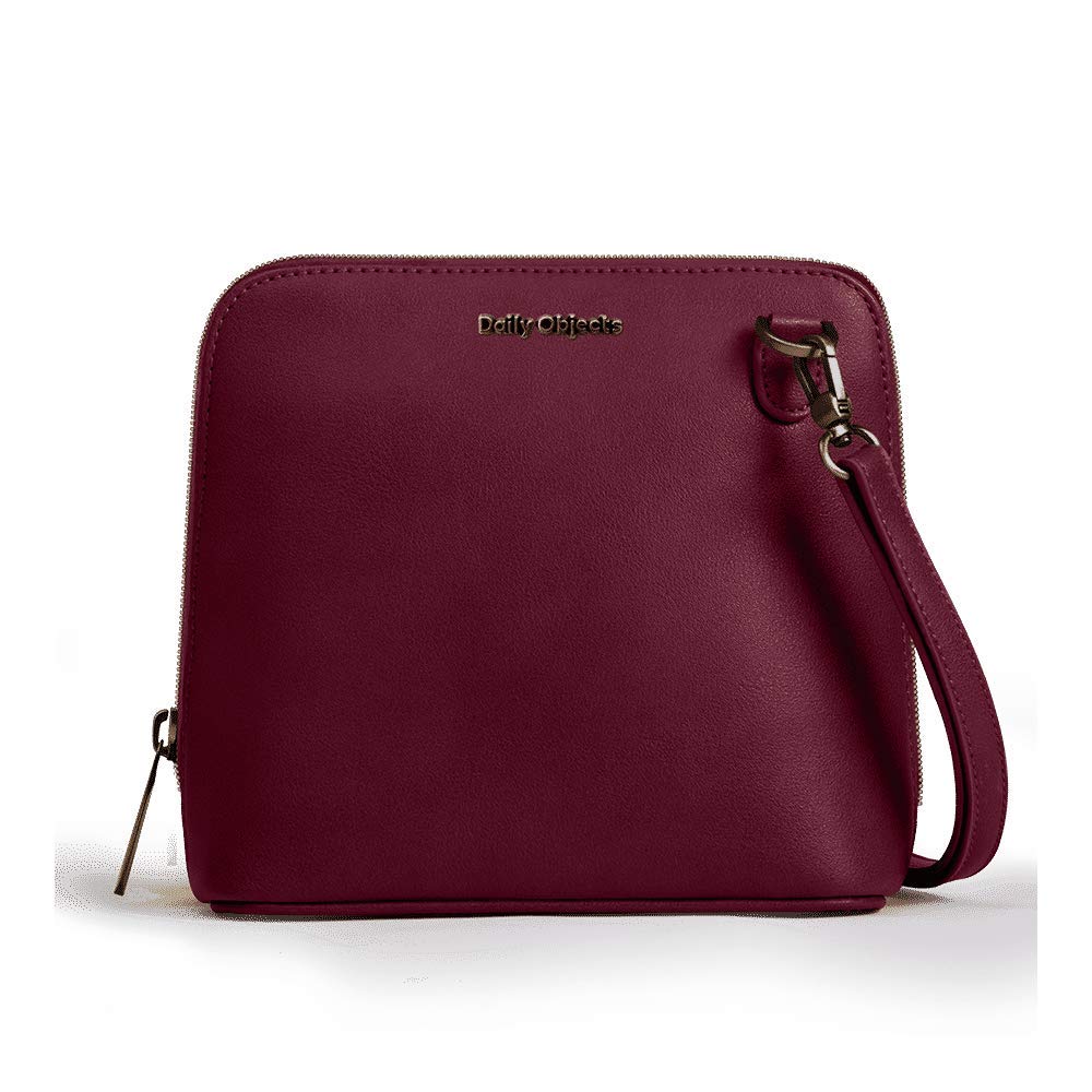 DailyObjects Trapeze Sling Crossbody Bag for Girls and Women | Made with Durable Vegan Leather Material | Carefully Handcrafted | Zip Closure | Adjustable and Detachable Straps | Multicolor (B082J1RQZM) Amazon Price History, Amazon Price Tracker