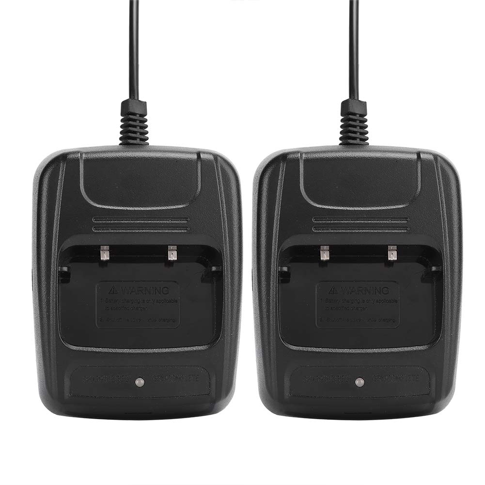 ASHATA Base de 2 Pièces pour BF666S / BF777S / BF888S / H777 / R888splus, Chargeur de Batterie USB avec Indicateur de