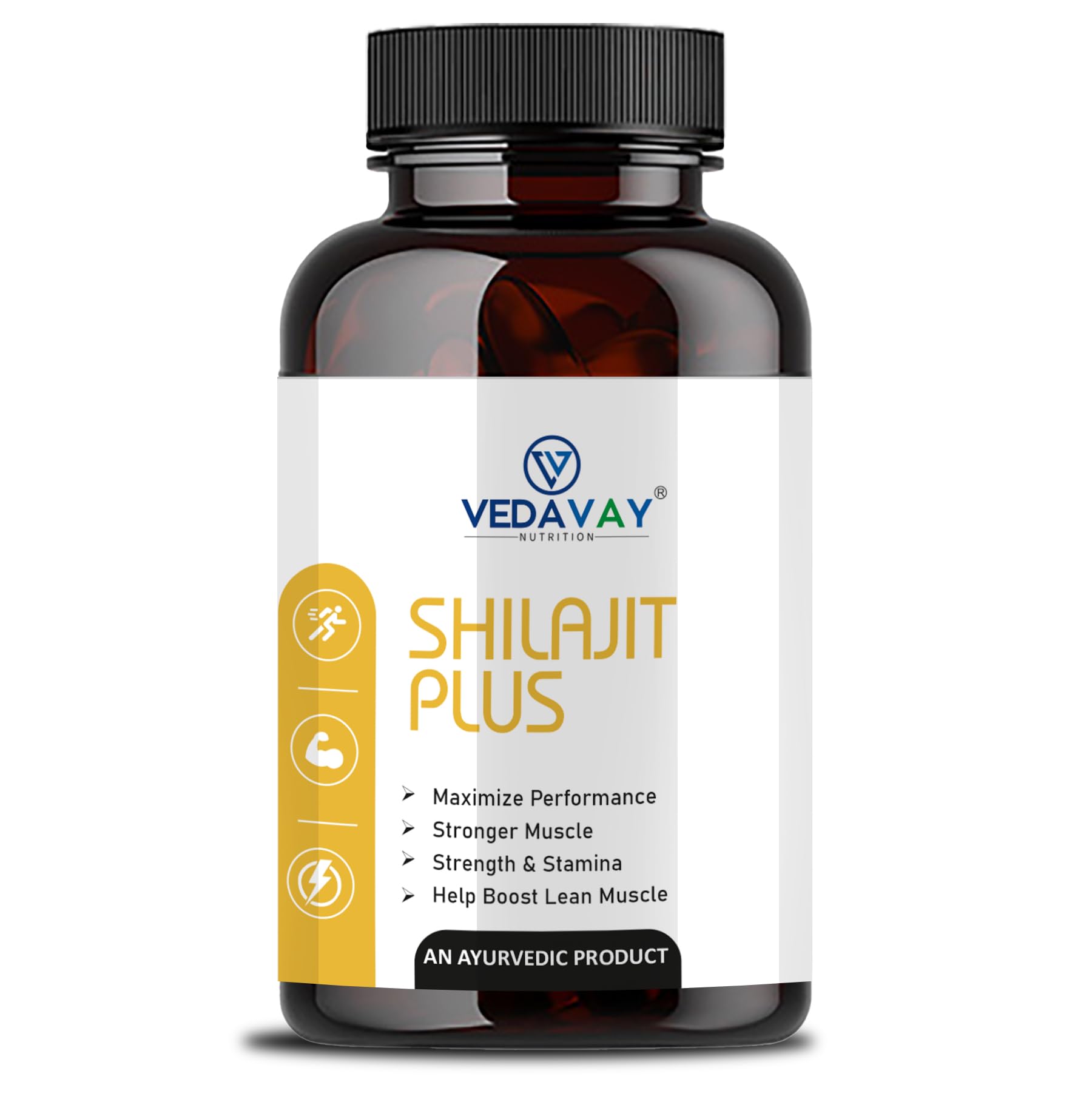 VEDAVAY Shilajit Plus Capsules with Safed Musli, Ashwagandha & Kaunch Beej | Purest Shilajit | Support Strength, Immune, Stamina and health | Ayush Approve/60 Capsules (B0CZ75Z84W) Amazon Price History, Amazon Price Tracker
