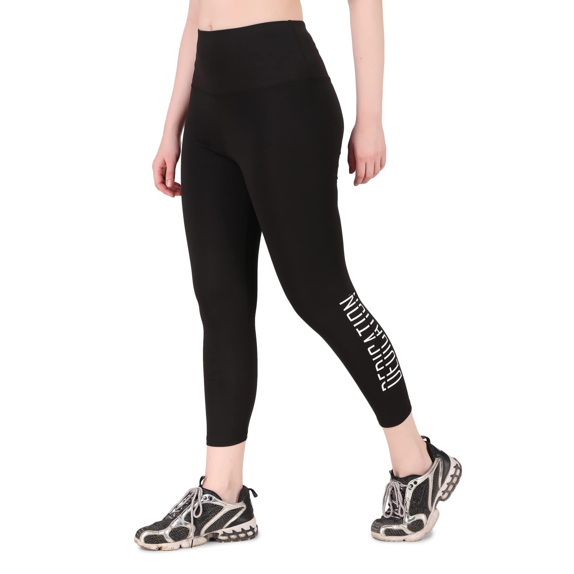 nexstep Women's Workout Leggings | Back Zipper Pocket | Soft Stretch Fabric-picture-51