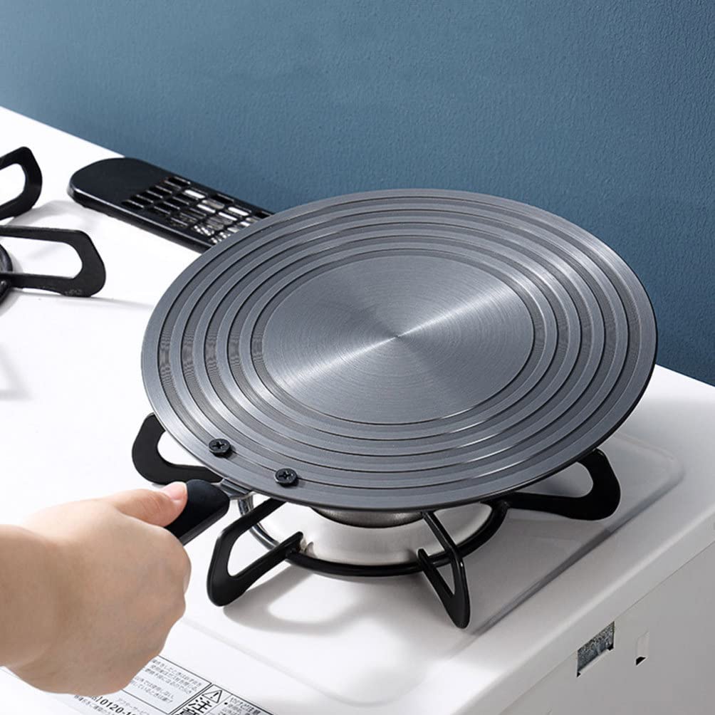 TOPINCN Wärmediffusor Induktionsplatte - 17.5cm Edelstahl Für Gasherd & Induktion