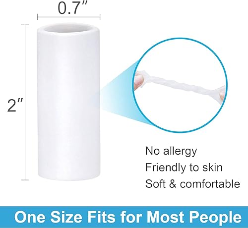 Miniatura 5 de Sumifun Fundas para dedos, 8 tubos de gel para pulgar para artritis, dolor de dedos en el gatillo, protector de dedos de silicona para golf,