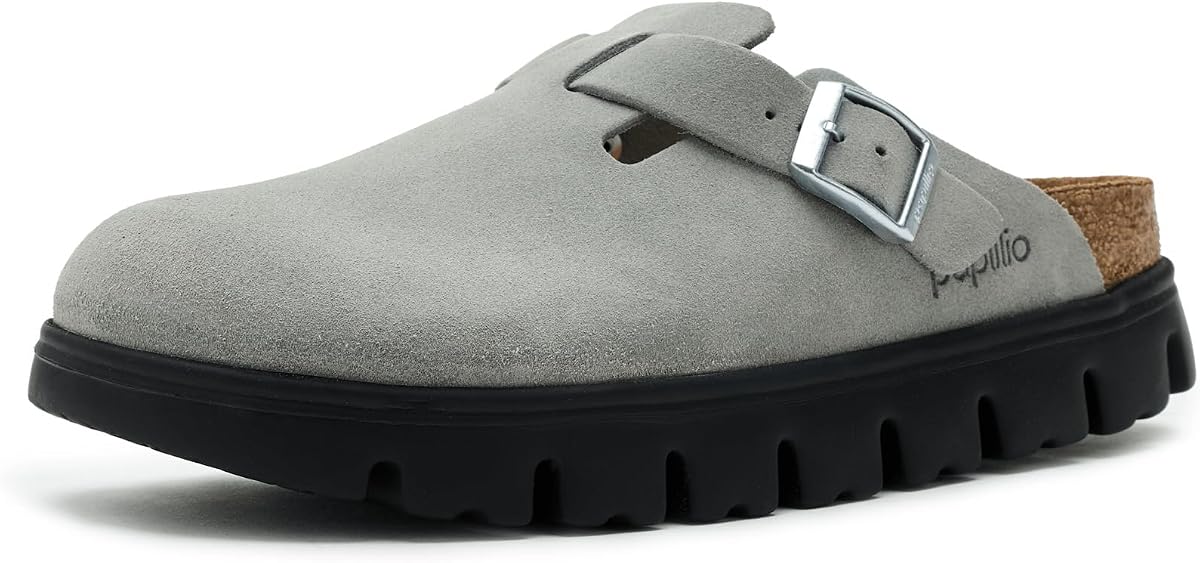 Birkenstock Boston Chunky Sandalia para mujer - Ante