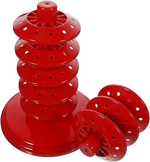 PRETYZOOM 96 Holes Cakepop Stand, 8-Tiered Lollipop Display Holder, Cake Pops Drying Tower Stand, Wedding and Birthday Party Supplies