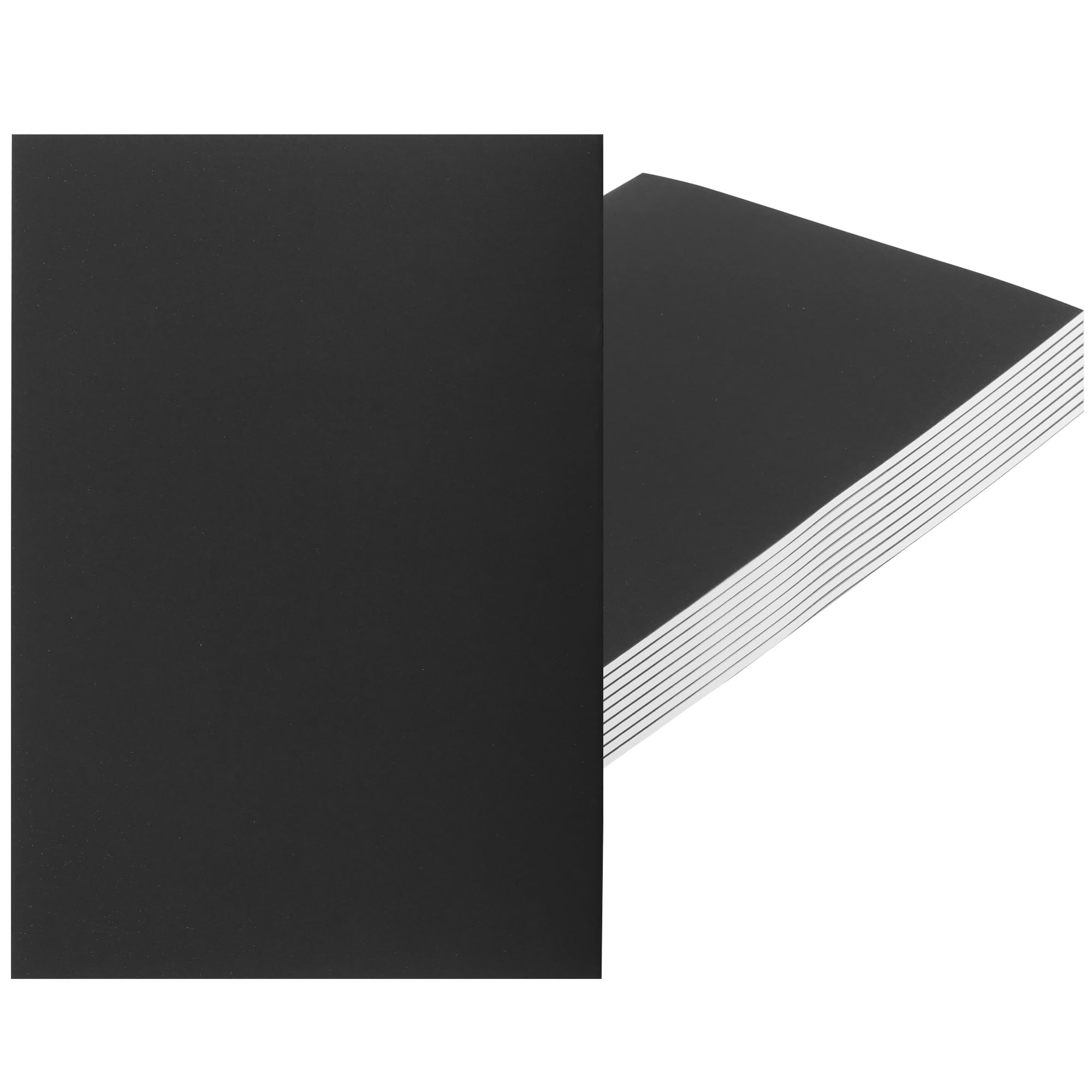 MUKSEUT 10 x braunes A3-Skizzenbuch, 120 g, Zeichenblock mit 20 Blatt, blanko, Künstler-Skizzenbuch zum Skizzieren, Schreiben, Scrapbooking