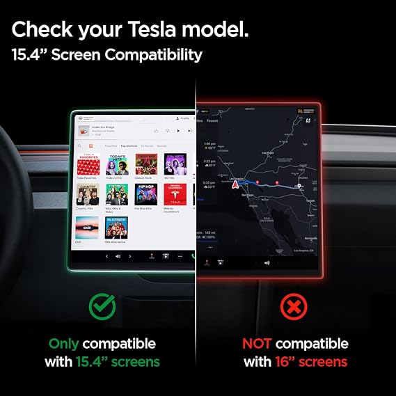 Spigen Tesla Model Y Juniper 2026-2025 Yansıma Önleyici Cam Ekran Koruyucu Kolay Kurulum GLAS.tR EZ Fit - AGL07152 (Spigen TR Garantili)