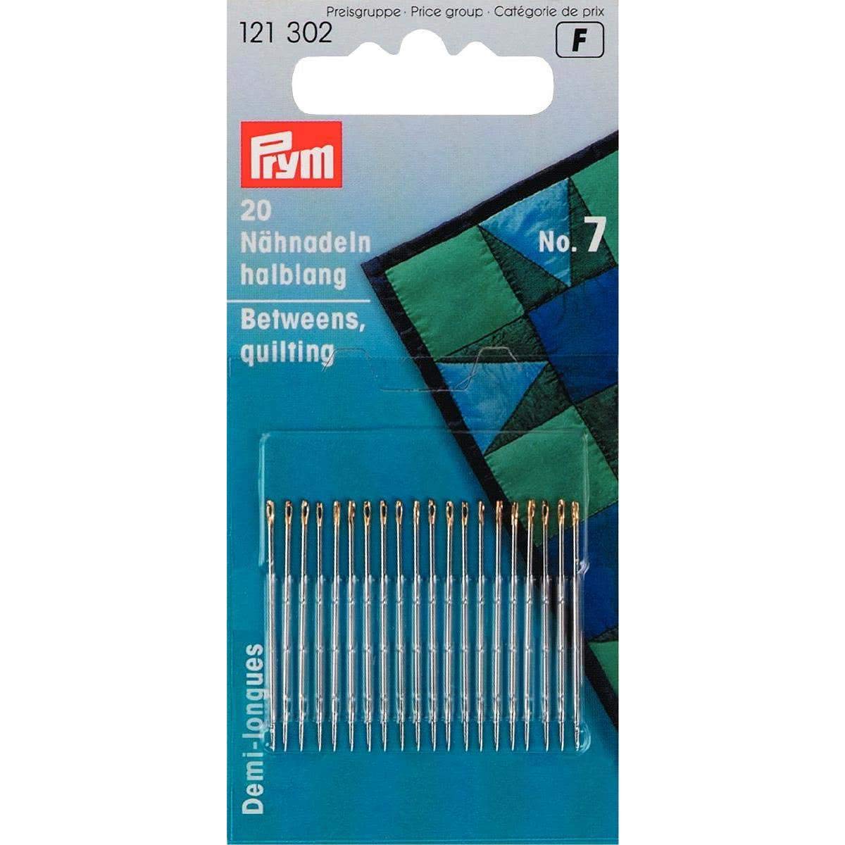 Prym Quilting Needles, Silver, One Size