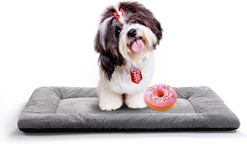 Miniatura 25 de Camas para Perros Almohadilla de Jaula para Perros Grandes Cama de Jaula para Perros Ultra Suave Lavable y Antideslizante Almohadilla de Perrera