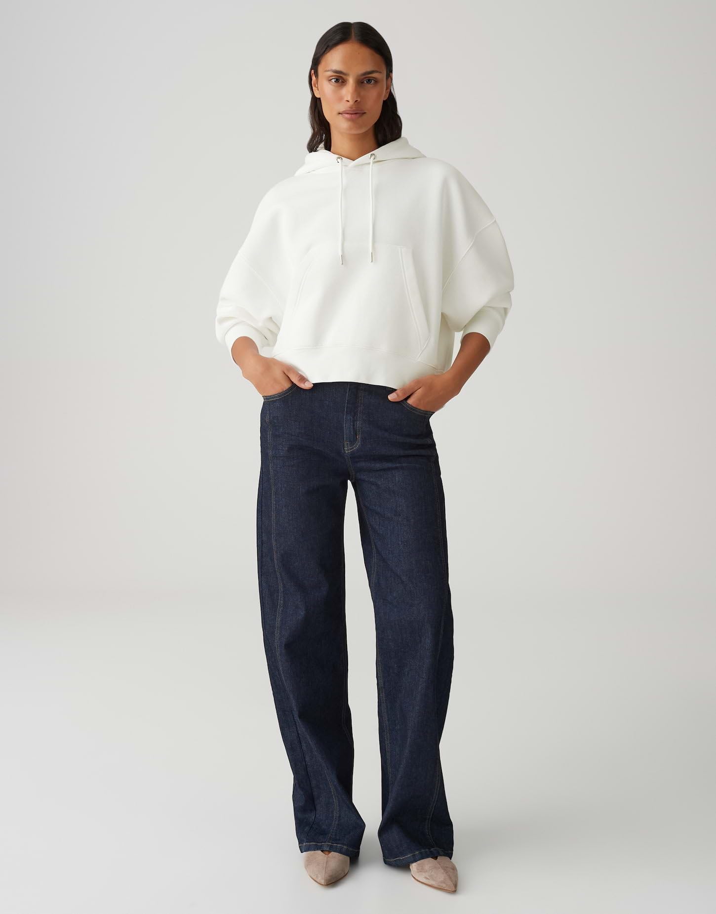 OPUS Damen Sweatshirt | Grover Loose Hoodie mit weich angerauter Innenseite