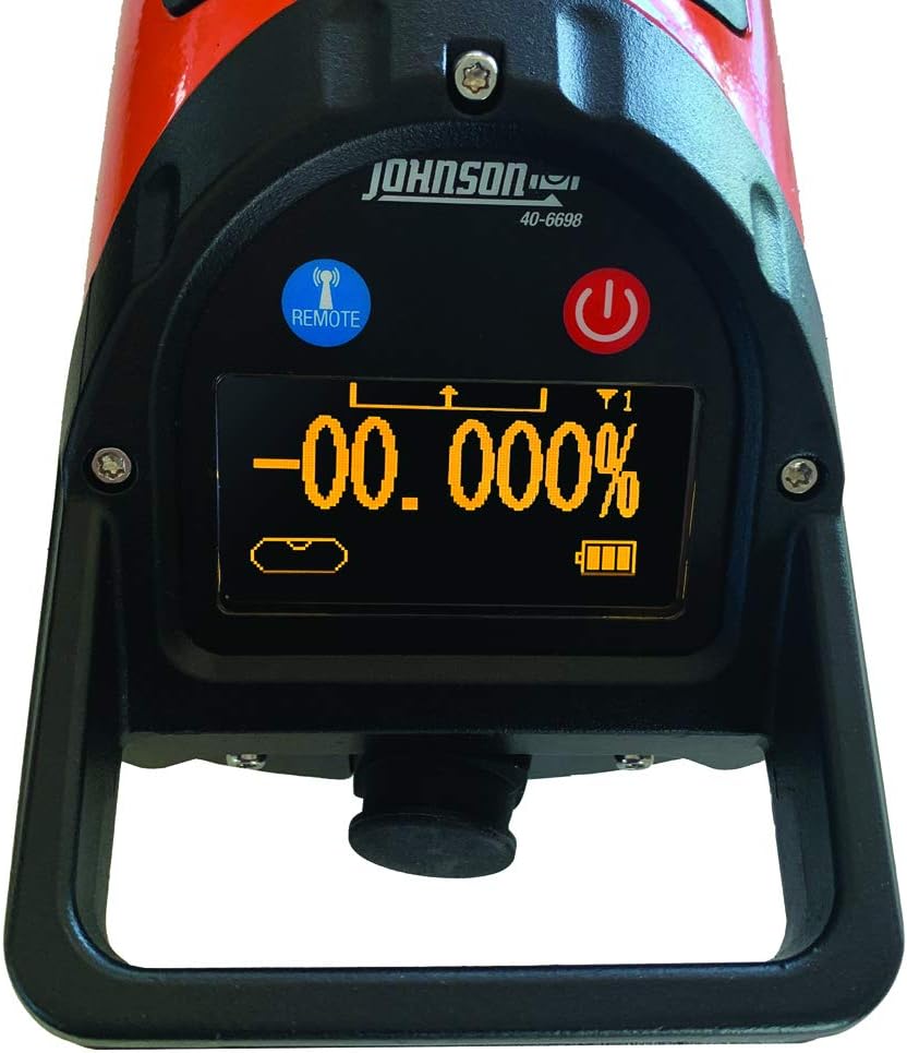 Johnson Level & Tool 40-6698 Electronic Self-Leveling Pipe Laser with GreenBrite Technology, Green, 1 Laser