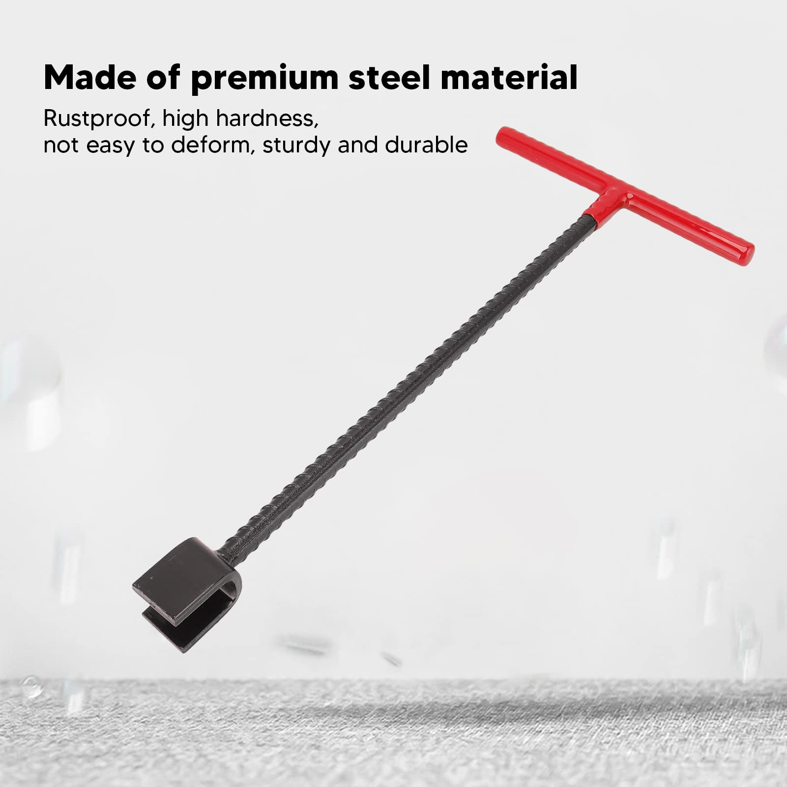 Hztyyier Handle Mains Water Key Handle Mains Water KeyWater Meter Key for Valves Faucets (Red) Other Garden Tools - Image 3