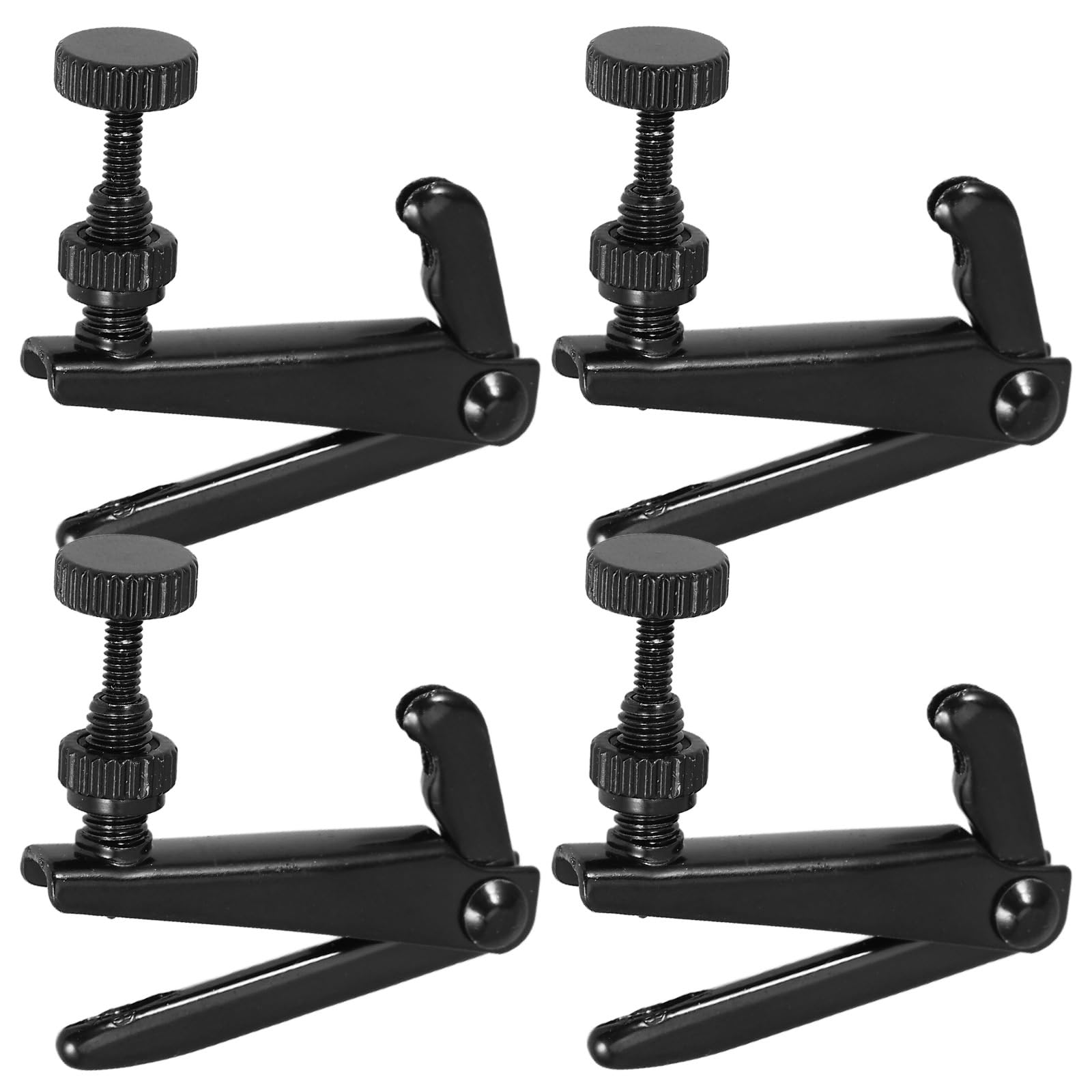 Abaodam 4pcs Violin Fine Tuners Violin Replacement Parts Violin Finger Guide Fine Tuners for Violin Full-size Violin Tuner Full-size 3/4 4/4 Adjuster Violin Parts Brass Screw