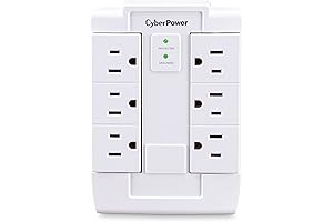 CyberPower CSB600WS 6 Swivel Surge Protector with 900J/125V Capacity