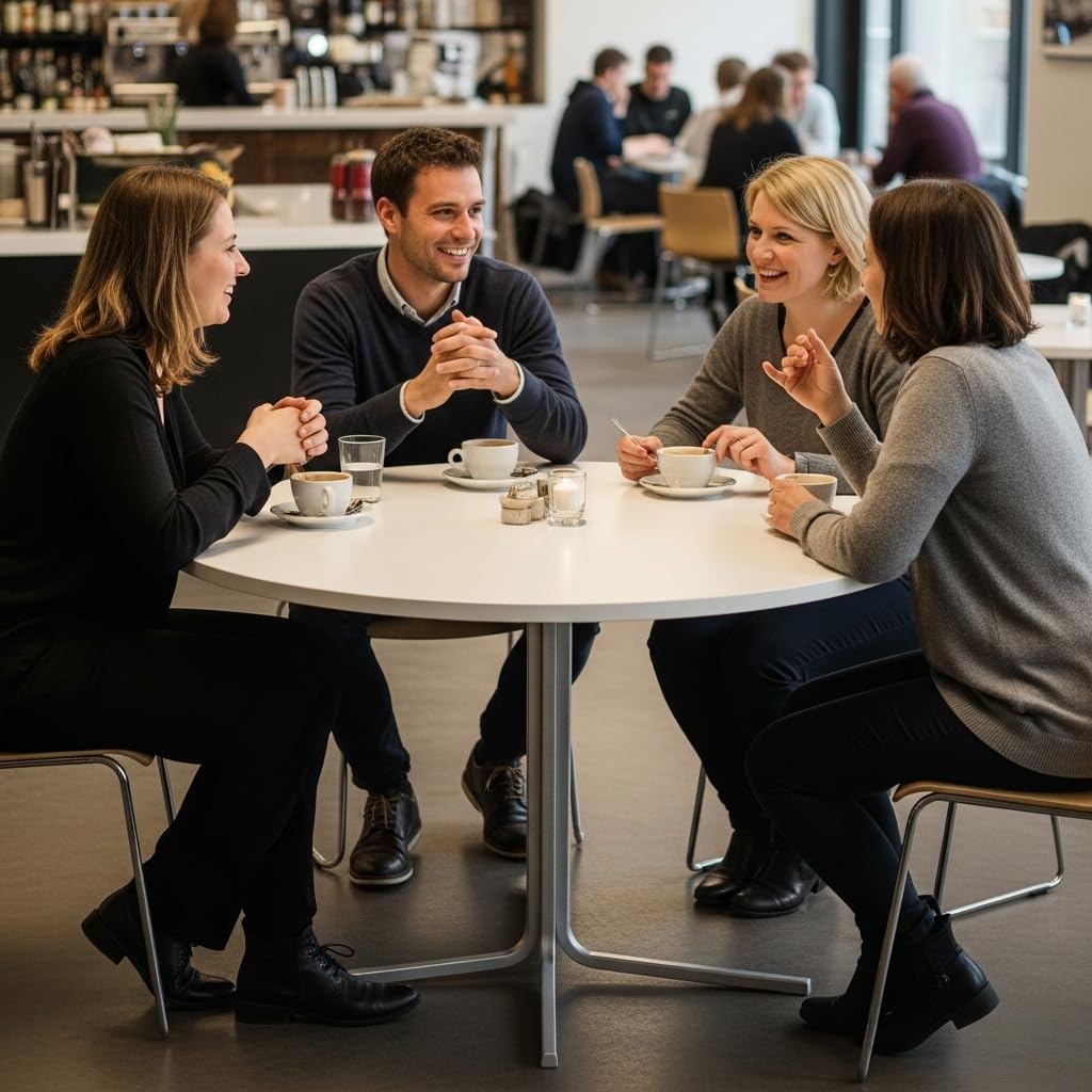 AUPROTEC Tischplatte rund Ø 500 mm - 25 mm stark, Kratzfest & pflegeleicht I ideal für Esstisch, Couchtisch & Wohnbereich I vielseitig einsetzbar I Weiß mit ABS Kante